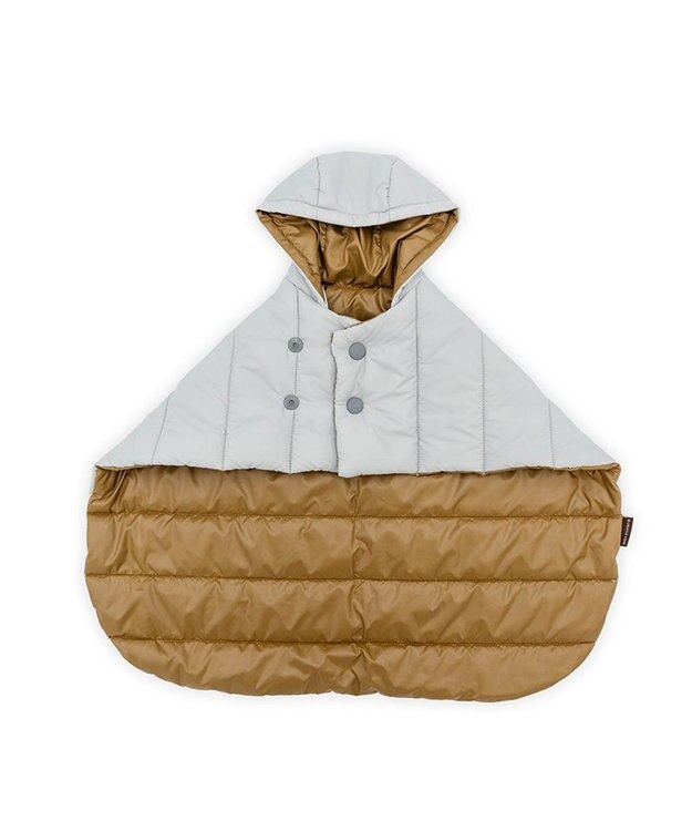 PET PARADISE ペットパラダイス フード付 防寒 ブランケット 小 グレー