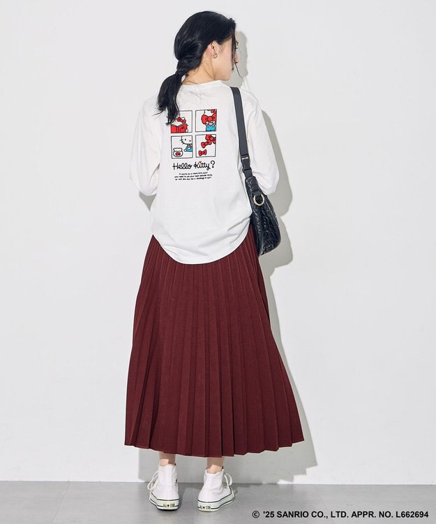 ANY 【ハローキティ×ANY】ロゴTシャツ ホワイトロゴ