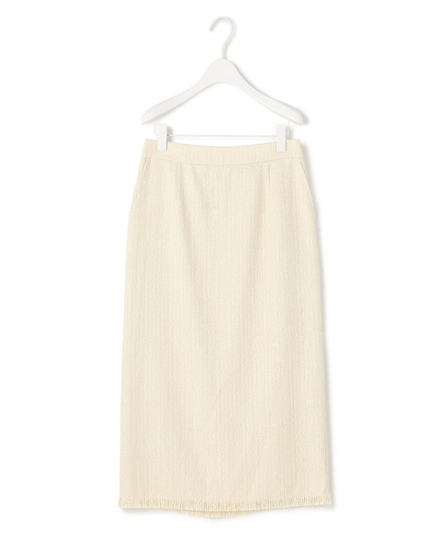 ICB スラブヤーンツイード ナロースカート トープ系