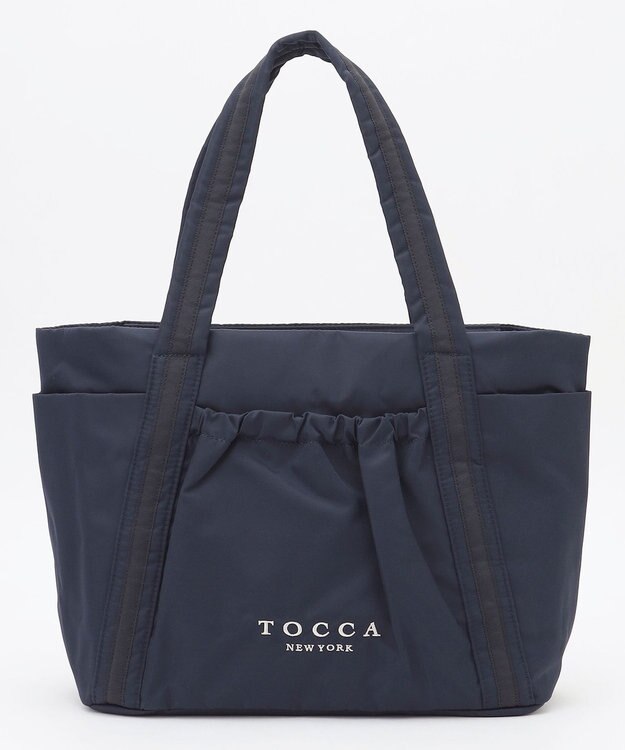 TOCCA 【WEB＆一部店舗限定】【A4サイズ対応・撥水・サスティナブル素材】SOSTA POCKETTOTE トートバッグ ネイビー系