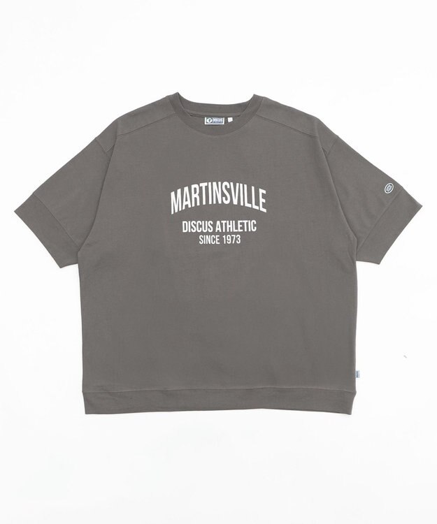 WEGO 【綿100%/MLサイズ展開】DISCUS　ルーズカレッ１００％ スミクロ