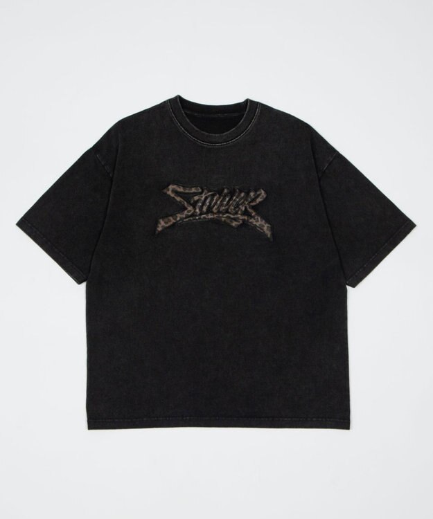WEGO 【ユニセックス着用ITEM//MLサイズ展開】接触冷感グラフィックBIG　T（SS） ブラックその他