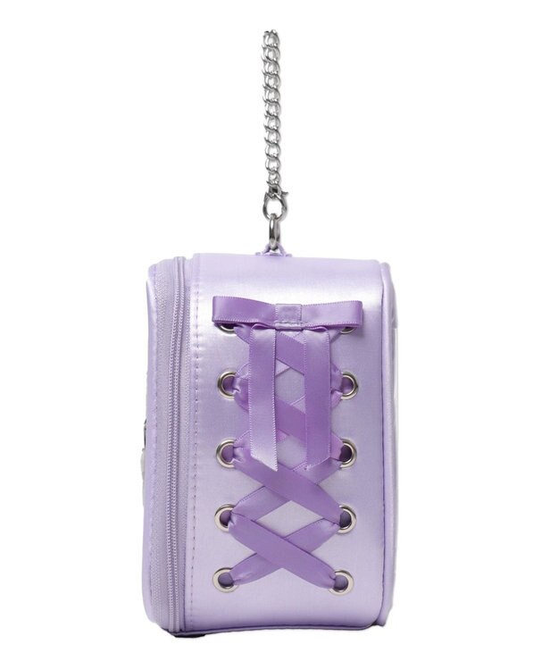 WEGO 【痛バ＆推し活グッズ】サイドレースアップぬいポーチ ライトパープル