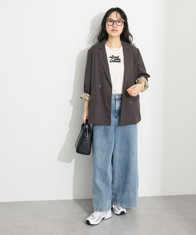 CRAFT STANDARD BOUTIQUE Ｗテーラードジャケット Dark Gray