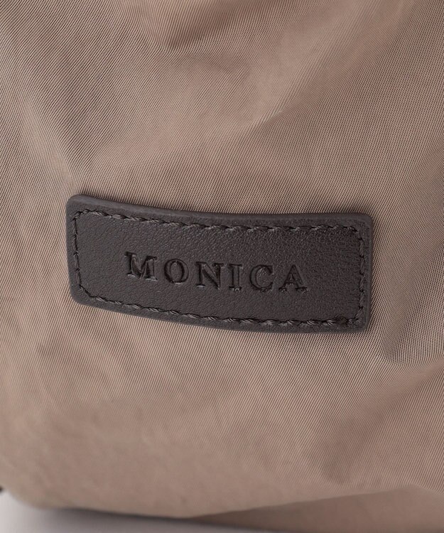 LA BAGAGERIE 【MONICA】サイドギャザー2WAYトートバッグ Sサイズ ベージュ