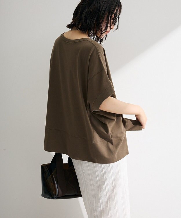 Green Parks 楽しゃれカットプルオーバー Khaki