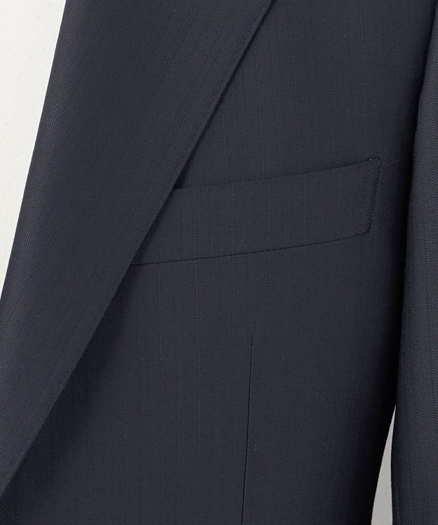 GOTAIRIKU 希少/五大陸限定【御幸毛織】コンパクトヤーン×SUPER120'sWOOL　グレー（ペーパープレス加工） グレー系1