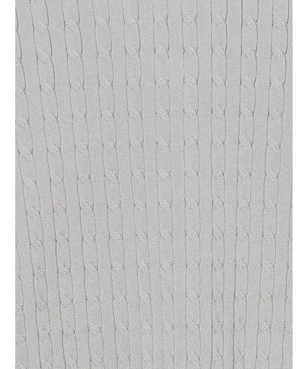 Te chichi ミニケーブル刺繍Vネックカーディガン グレー