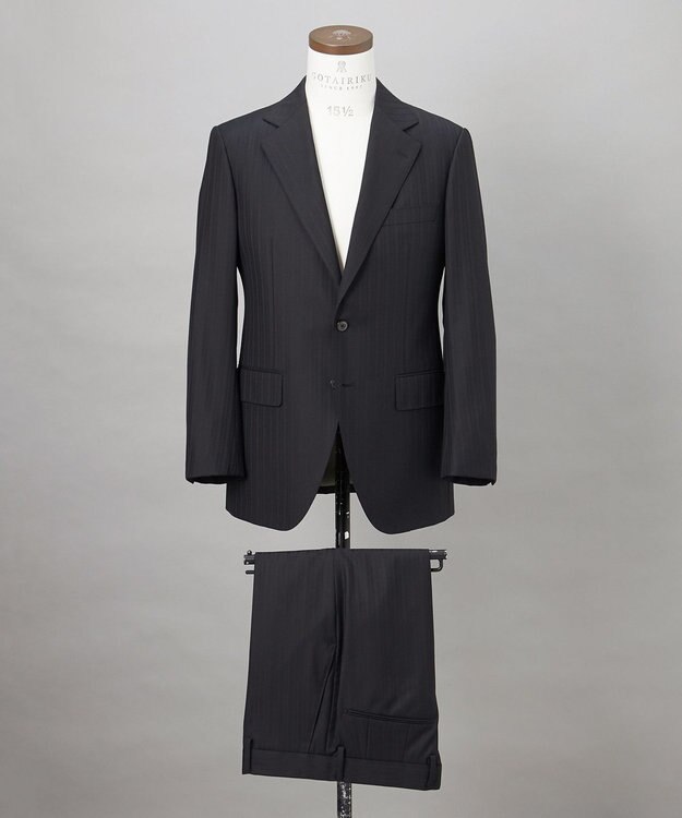 GOTAIRIKU 【御幸毛織】TIMEBRID スーツ ブラック系8