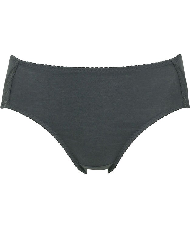 Wing ショーツ 【綿の贅沢オーガニック】 オーガニックコットン混 はきこみ丈ふつう EC2110 ウイング／ワコール ダークブラウン