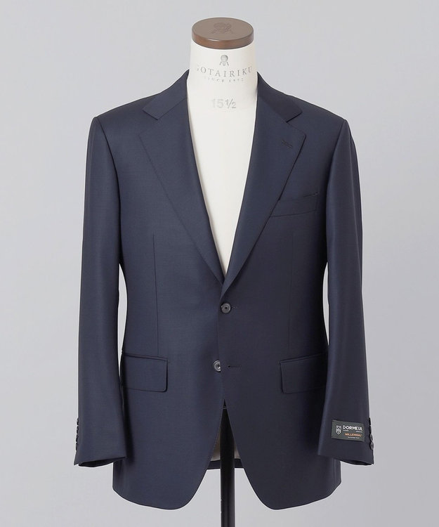 GOTAIRIKU 【DORMEUIL】MILLENNIAL 3ピーススーツ ネイビー系