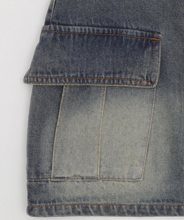 WEGO カーゴミニスカート デニム