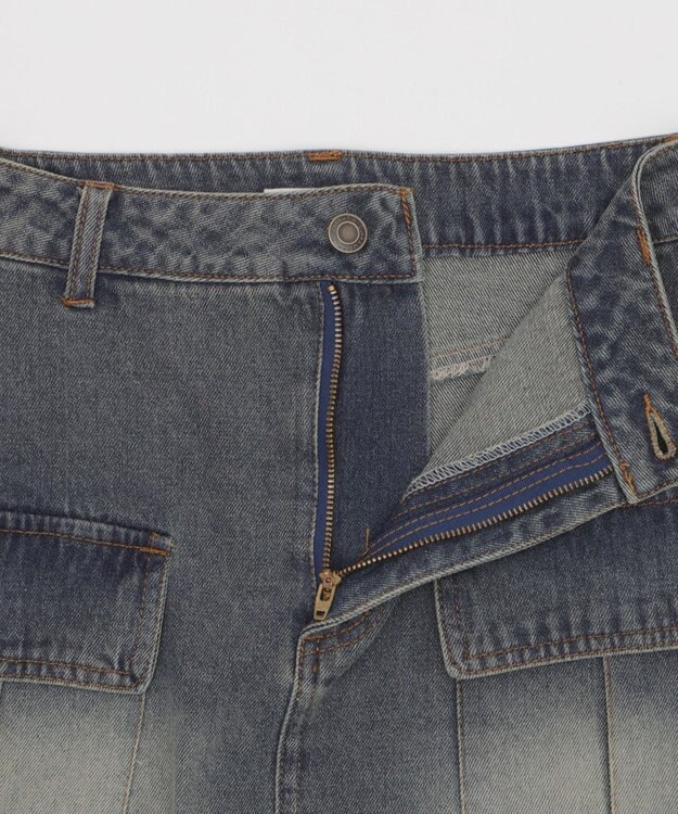 WEGO カーゴミニスカート デニム