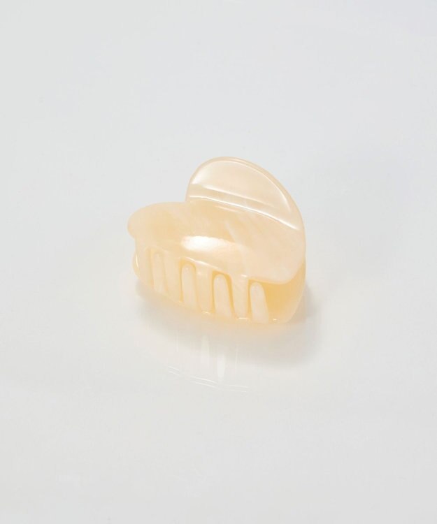 Phoebe マーブルハートバンスクリップ　ホワイト ホワイト