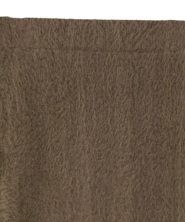 Green Parks 楽ちんシャギーＩラインスカート Brown