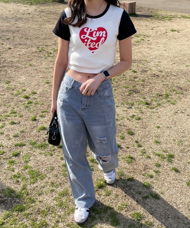 WEGO デザインプリントチビＴ 柄8