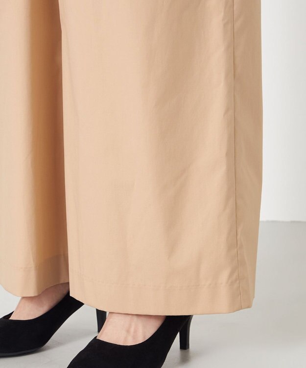 NAVE 【ReNAVE・セットアップ可/洗える/接触冷感/UVケア】コットンポリブロード オールインワン ベージュ系