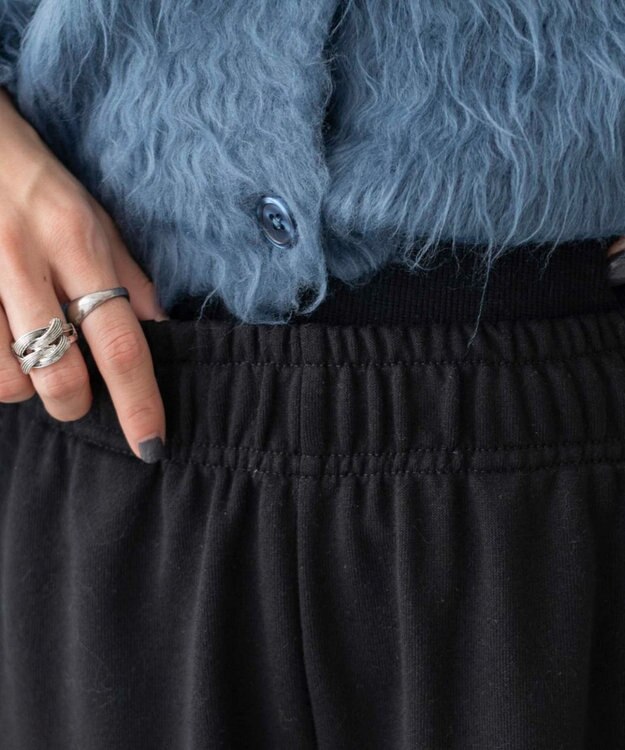 WEGO スウェットジョガーパンツ ブラック