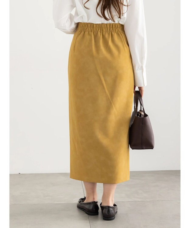 Te chichi エコスエードベルテッドスカート《2025Autumn catalog vol.2 item》 ベージュ