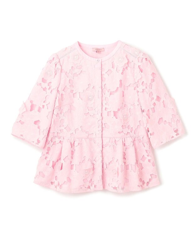 TOCCA 【消臭】FLOATING FLOWER ブラウス ピンク