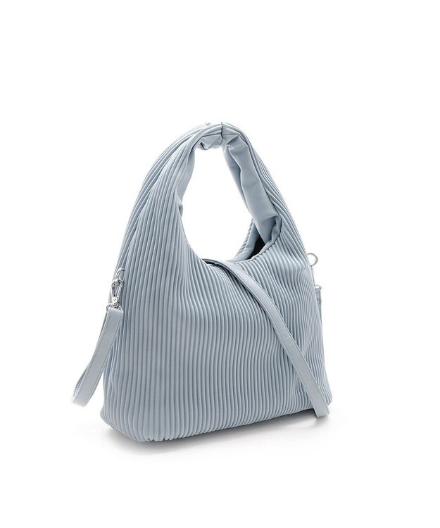 MioFIRANO プリーツワンハンドルバッグ 2WAY　FR エフアール BLUE