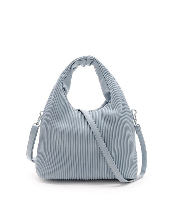 MioFIRANO プリーツワンハンドルバッグ 2WAY　FR エフアール BLUE