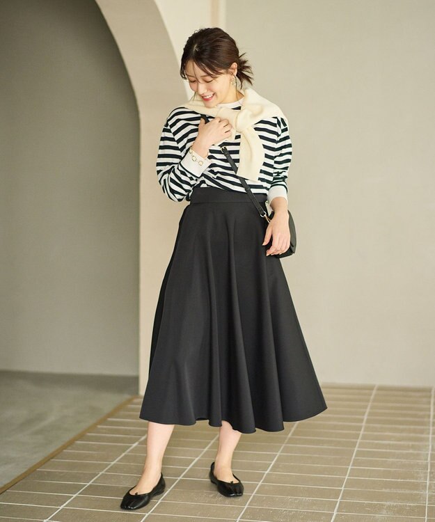 #Newans サーキュラースカート ブラック