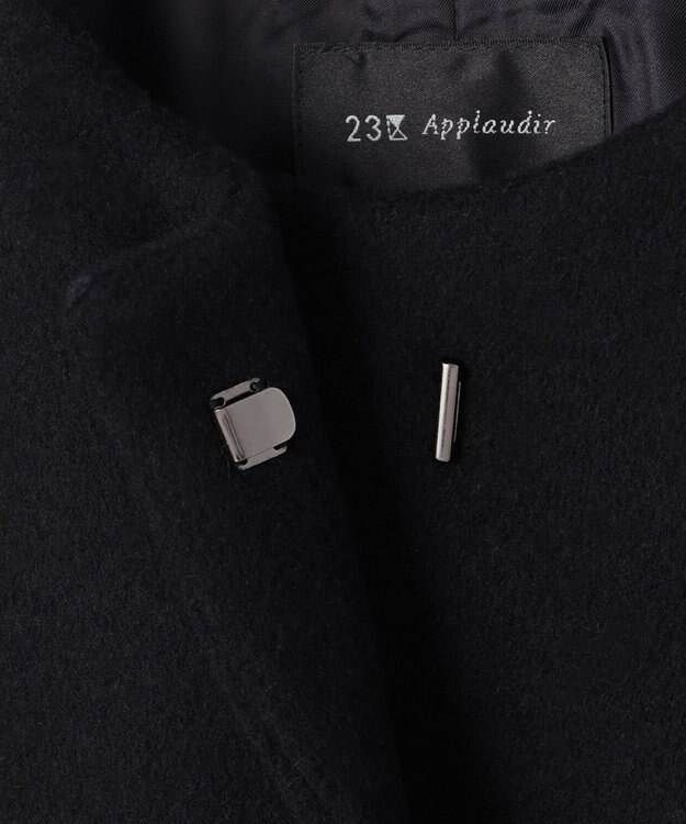 23区 S 【APPLAUDIR】エアビーバー ポンチョコート ブラック系