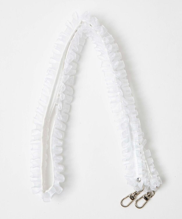 WEGO フリルストラップ ホワイト