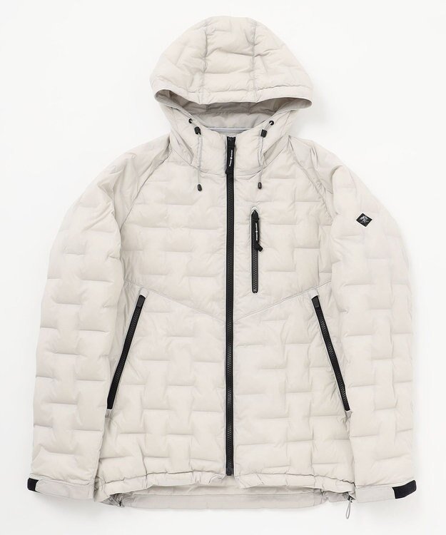 JOSEPH ABBOUD MOUNTAIN 【ストレッチ/撥水/軽量/パッカブル/ライナードッキング対応】2WAYストレッチ ダウン パーカー ライトグレー系