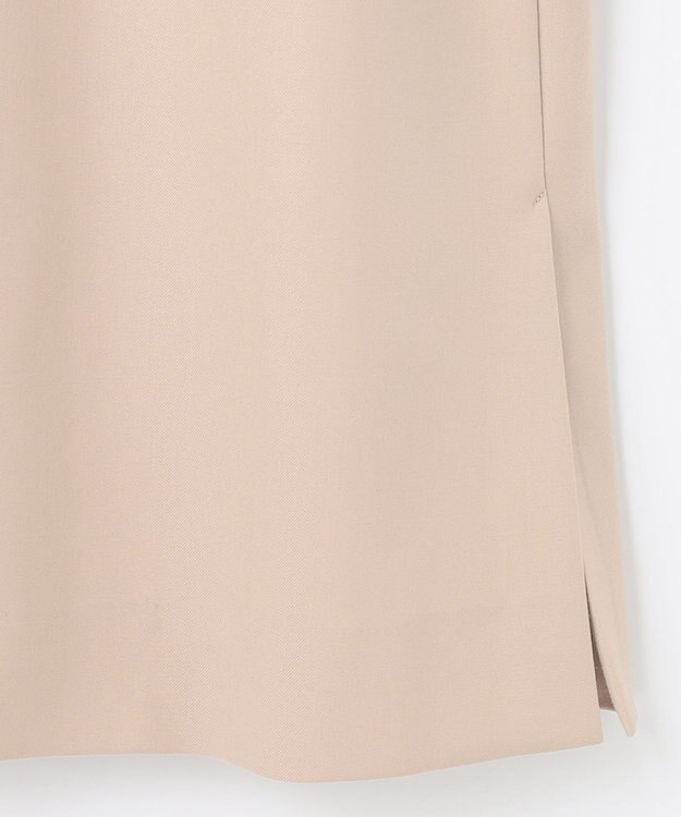 ANY SIS ノーカラーライトテロンチ コート ベージュ