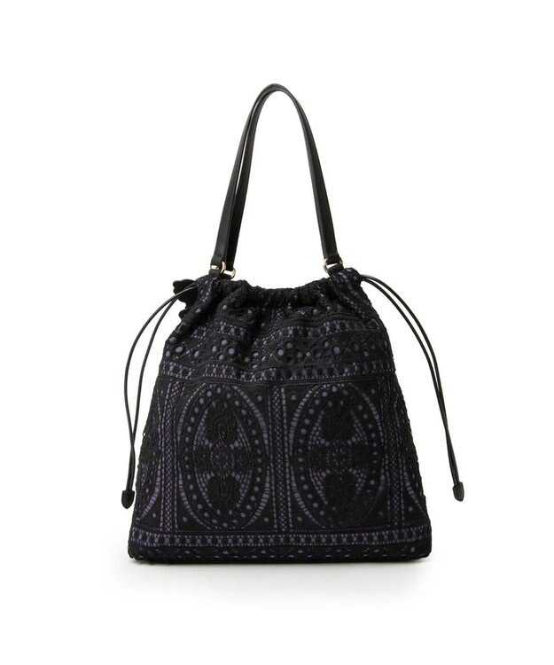 ANNA SUI フィオリー トートバッグ パープル