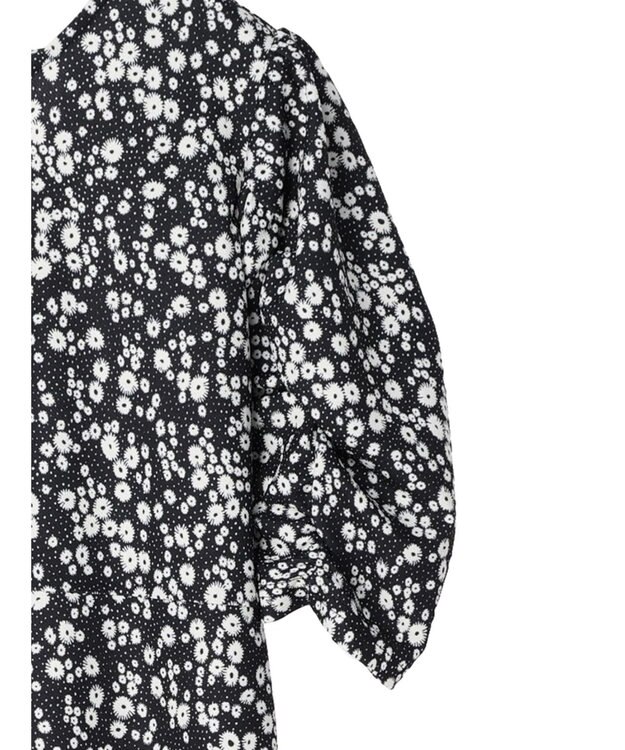 Green Parks ・ＲＡＹ　ＣＡＳＳＩＮ　フラワーｐｔナローワンピース Black