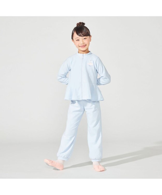 Chacott ウォームアップジャケット ベビーブルー