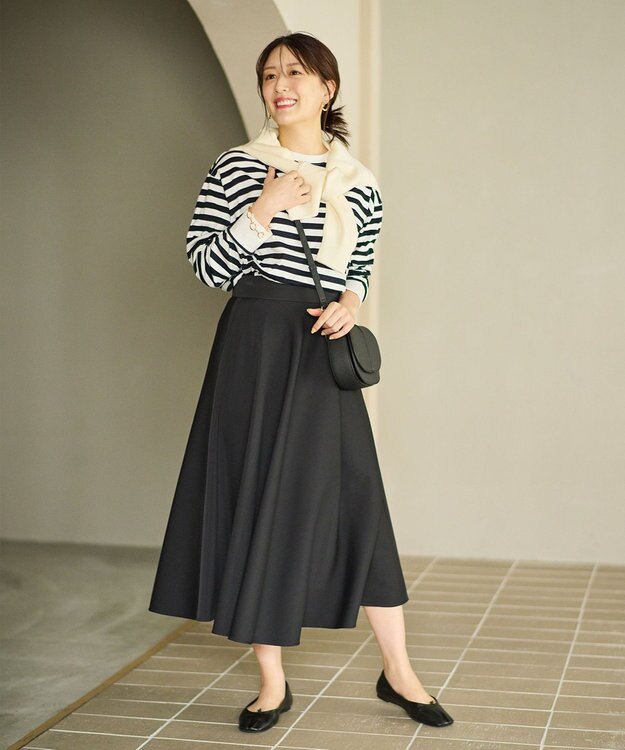 #Newans サーキュラースカート ブラック