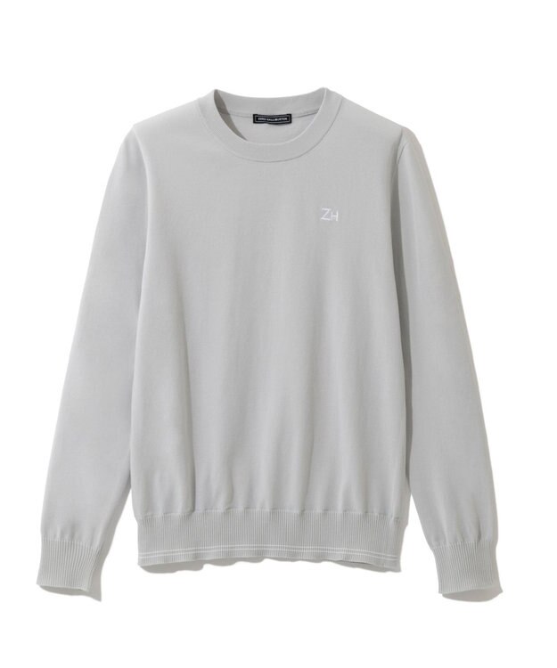 ZERO HALLIBURTON 【雑誌掲載】ソロテックス クルーネックニット 82845 W4S9c レディースゴルフ シルバーグレー杢