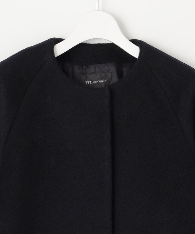 23区 S 【APPLAUDIR】エアビーバー ポンチョコート ブラック系