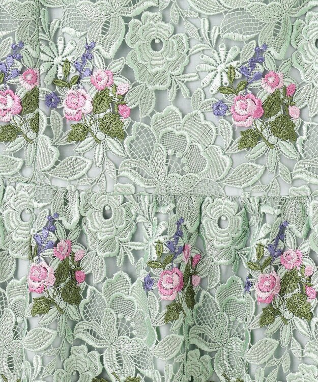 TOCCA 【消臭】PASSION OF LACE ドレス ライトグリーン系7