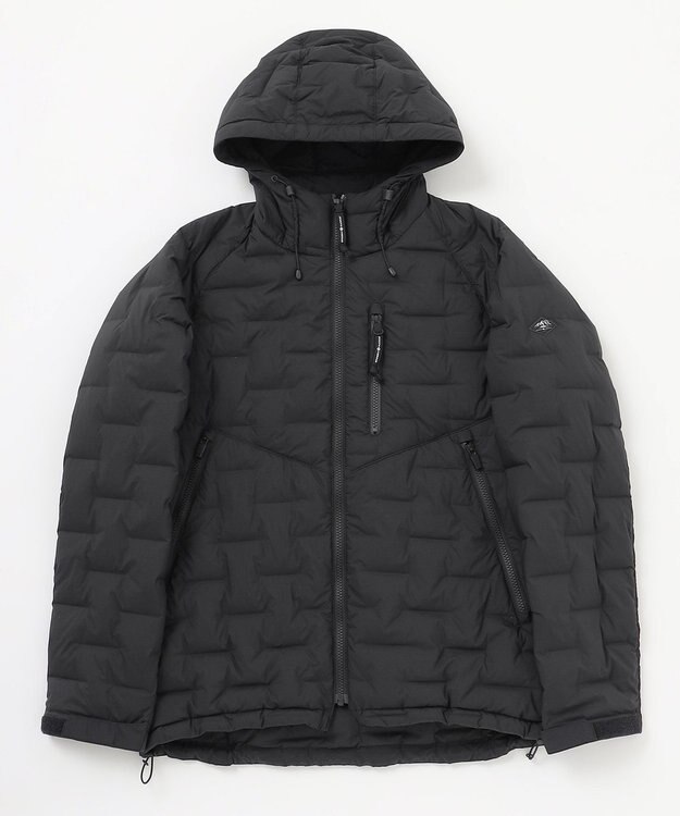 JOSEPH ABBOUD MOUNTAIN 【ストレッチ/撥水/軽量/パッカブル/ライナードッキング対応】2WAYストレッチ ダウン パーカー ブラック系