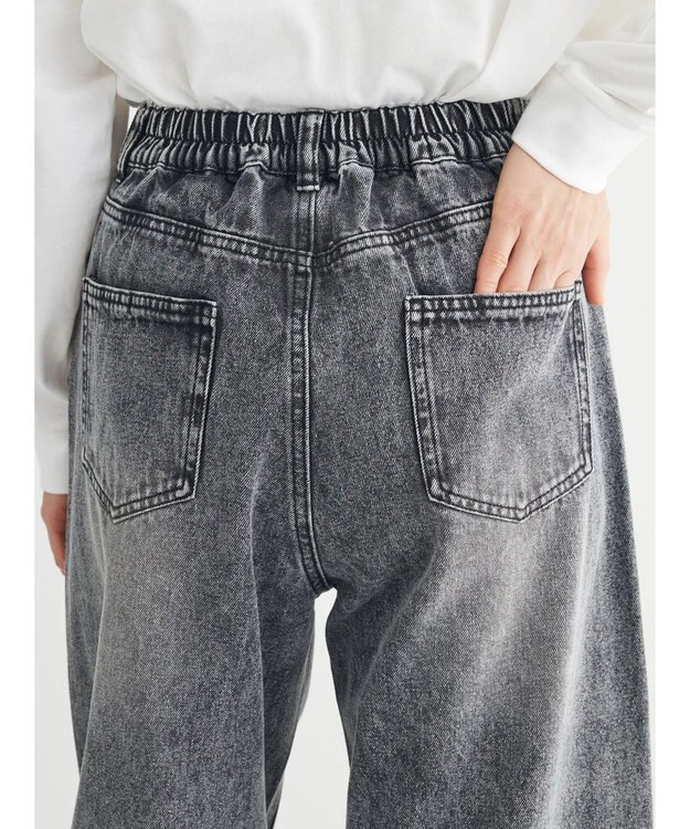 Green Parks ・ＥＬＥＮＣＡＲＥ　ＤＵＥ　デニムカーブパンツ Gray Mixture