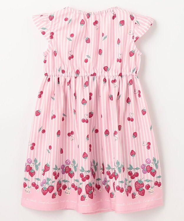 ANY KIDS 【WEB限定柄有】総柄 サマー ワンピース 【WEB限定】ピンク系イチゴ
