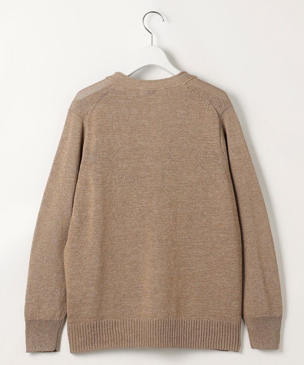 J.PRESS LADIES DRY COMFORT Vネック カーディガン ベージュ系