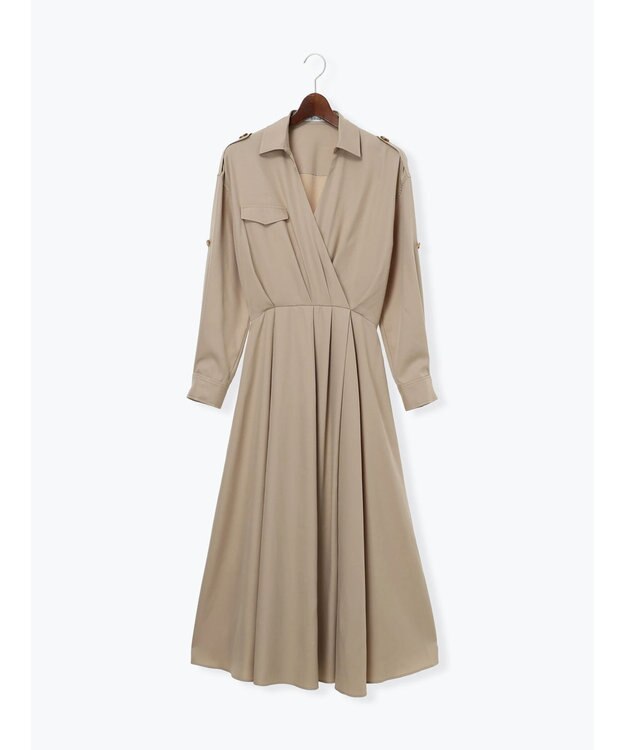 Te chichi トレンチカシュクールワンピース《2026 spring catalog item》 ベージュ