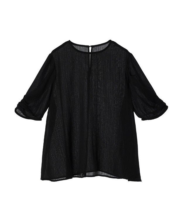 AMERICAN HOLIC 袖コンシャスブラウス Black