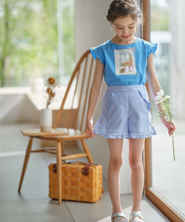組曲 KIDS 【110-140cm】サマーオックス ショートパンツ サックスブルー系