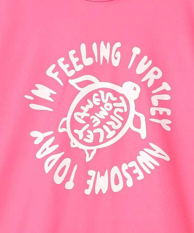 PW CIRCULUS 【WOMEN】SEA TURTLE メッシュコンビモックネックT ゴルフウェア レディース ピンク系