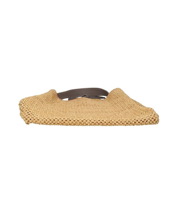 INTER-CHAUSSURES 【CHRISTIAN VILLA】レザーハンドルメッシュバッグ オークコンビ