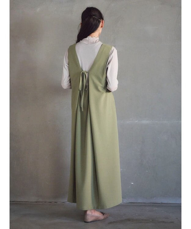 Green Parks ・ＲＡＹ　ＣＡＳＳＩＮ　Ｖネックジャンスカ Khaki