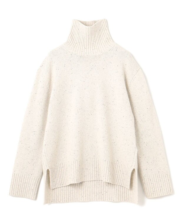 JOSEPH ツィードニット　ハイネックニット Ivory