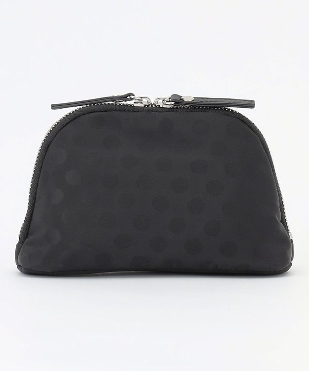 Y'SACCS ドットジャカード　コスメポーチ ブラック